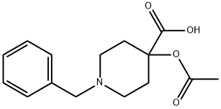 4-(acetyloxy)-1-benzylpiperidine-4-carboxylic acid 结构式