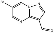 6-溴吡唑并[1,5-A]嘧啶-3-甲醛 结构式