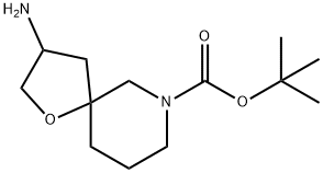 叔-丁基 3-氨基-1-氧杂-7-氮杂螺[4.5]癸烷-7-甲酸基酯 结构式