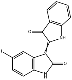 5'-iodoindirubin 结构式