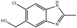1H-Benzimidazole-5-methanol,6-chloro-2-methyl-(9CI) 结构式