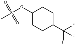 4-(Trifluoromethyl)cyclohexyl methanesulfonate 结构式