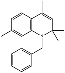 1-benzyl-2,2,4,7-tetramethyl-1,2-dihydroquinoline 结构式