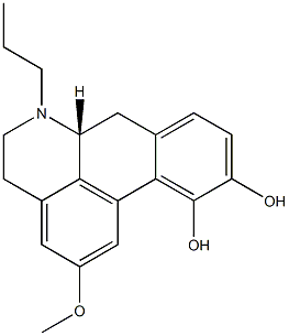 2-methoxy-N-n-propylnorapomorphine 结构式