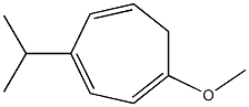 1,3,5-Cycloheptatriene,1-methoxy-4-(1-methylethyl)-(9CI) 结构式