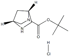 (1R,4R)-2,5-二氮杂双环[2.2.1]庚烷-2-羧酸叔丁酯盐酸盐 结构式