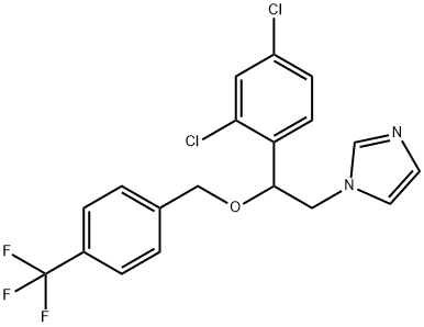 1-[2-(2,4-二氯苯基)-2-[[4-(三氟甲基)苯基]甲氧基]乙基]-1H-咪唑 结构式