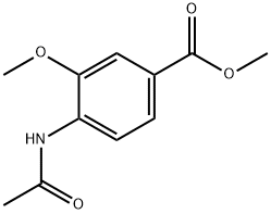 methyl 4-acetamido-3-methoxybenzoate 结构式