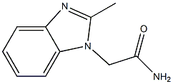 1H-Benzimidazole-1-acetamide,2-methyl-(9CI) 结构式