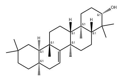 蒲公英萜醇 结构式