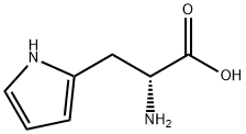 R-3-吡咯基丙氨酸 结构式