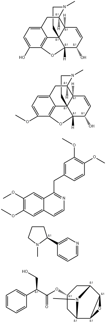 papaveretum-hyoscine 结构式