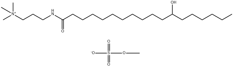 羟基硬脂酰胺丙基三甲基铵甲基硫酸盐 结构式