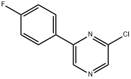 2-CHLORO-6-(4-FLUOROPHENYL)PYRAZINE(WXFC0484) 结构式