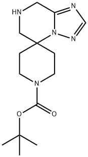 Tert-Butyl 7,8-Dihydro-6H-Spiro[[1,2,4]Triazolo[1,5-A]Pyrazine-5,4-Piperidine]-1-Carboxylate(WX105713) 结构式