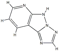 1H-[1,2,4]Triazolo[1,5:1,5]pyrazolo[3,4-b]pyridine  (9CI) 结构式