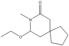8-Azaspiro[4.5]decan-7-one,9-ethoxy-8-methyl-(9CI) 结构式
