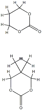 dimethyltrimethylene carbonate-trimethylene carbonate copolymer 结构式