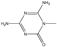 1,3,5-Triazin-2(1H)-one,4,6-diamino-1-methyl-(9CI) 结构式