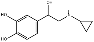 1,2-Benzenediol,4-[2-(cyclopropylamino)-1-hydroxyethyl]-(9CI) 结构式