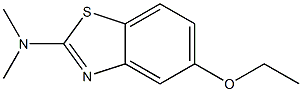 2-Benzothiazolamine,5-ethoxy-N,N-dimethyl-(9CI) 结构式