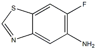 6-氟苯并[D]噻唑-5-胺 结构式