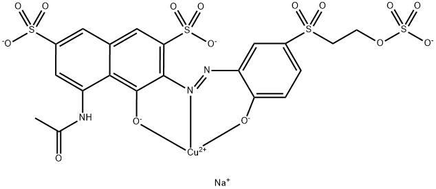 活性红紫 KN-R 结构式