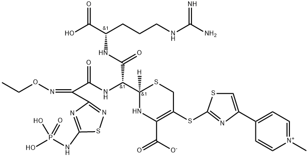 头孢洛林杂质 2 结构式