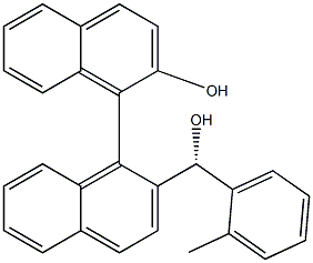 (S)-2-羟基-2'-[(R)-羟基(邻甲苯基)甲基]-[1,1'-联萘] 结构式