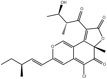 CHAETOVIRIDIN A 结构式