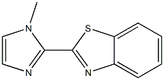 2-(1-Methyl-1H-imidazol-2-yl)-benzothiazole 结构式