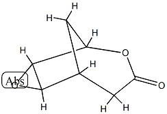 3,6-Dioxatricyclo[3.3.1.02,4]nonan-7-one,  (1-alpha-,2-bta-,4-bta-,5-alpha-)-  (9CI) 结构式