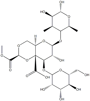 exopolysaccharide, Pseudomonas 结构式