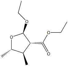 3-Furancarboxylicacid,2-ethoxytetrahydro-4,5-dimethyl-,ethylester,(2alpha,3bta,4alpha,5bta)-(9CI) 结构式
