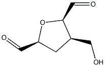 xylo-Hexodialdose, 2,5-anhydro-3,4-dideoxy-3-(hydroxymethyl)- (9CI) 结构式