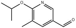 2-异丙氧基-3-甲基吡啶-5-甲醛 结构式