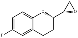 (2S, 2S)-6-氟-2-(2-环氧乙基)色烷 结构式