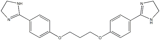 1,3-Di(4-imidazolinophenoxyl)propane 结构式
