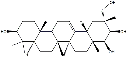 相思子皂醇C 结构式