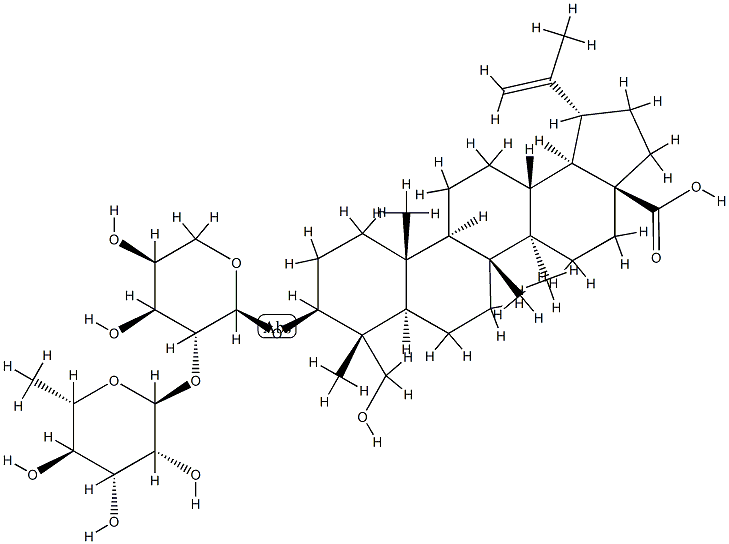 白头翁皂苷A3 结构式