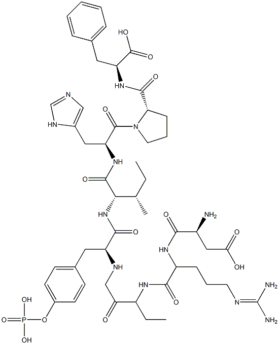 phosphotyrosylangiotensin II 结构式