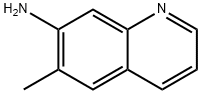 6-甲基喹啉-7-胺 结构式