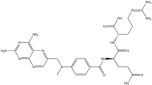 methotrexate-alpha-arginine 结构式