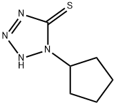 5H-Tetrazole-5-thione,1-cyclopentyl-1,2-dihydro-(9CI) 结构式