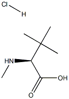 (S)-3,3-二甲基-2-(甲基氨基)丁酸盐酸盐 结构式