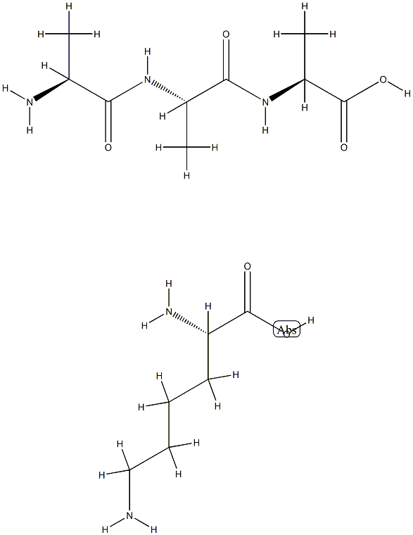 poly(lysine(alanyl-alanyl-alanine)) 结构式