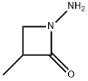 2-Azetidinone,1-amino-3-methyl-(9CI) 结构式
