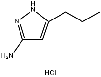 3-氨基-5-正己基-1H-吡唑盐酸盐 结构式