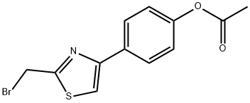 4-(4-乙酰苯基)-2-(溴甲基)噻唑 结构式