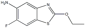 5-Benzothiazolamine,2-ethoxy-6-fluoro-(9CI) 结构式